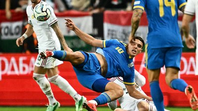 Збірна України з футболу зазнала другої поразки в Лізі націй