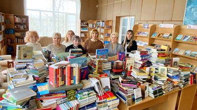Бібліотека на Миколаївщині поповнилася новим книжковим фондом