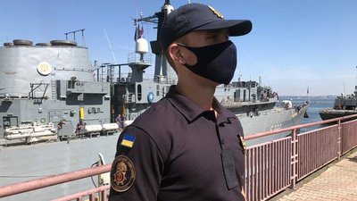До одеського морвокзалу прибули кораблі НАТО