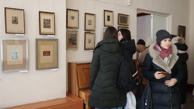 У Тернополі відкрили виставку "Життя, присвячене мистецтву" У Тернополі відкрили виставку "Життя, присвячене мистецтву"