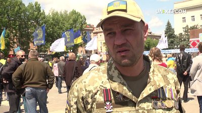 Учасник акції Тимур Половинка Учасник акції Тимур Половинка