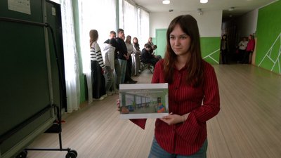 учні з Черкащини організовують зону відпочинку у школі