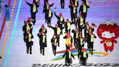 Паралімпійська збірна Німеччини на відкритті Паралімпіади-2022