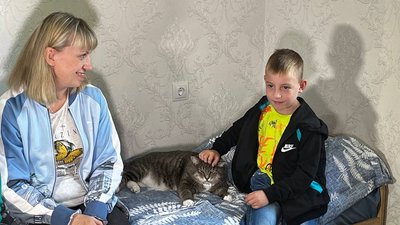 У Дніпрі сім’ї з Бахмута благодійники подарували нову квартиру У Дніпрі сім’ї з Бахмута благодійники подарували нову квартиру