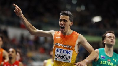 Маріано Гарсія, чемпіон світу-2026 у приміщенні з бігу на 1500 метрів