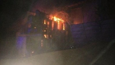 У селі Золота Слобода горіла зерносушка