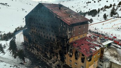 готель у Туреччині, пожежа
