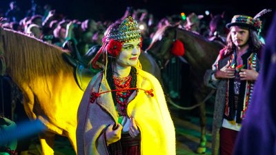 Вперше виставу презентували на Гуцульщині Вперше виставу презентували на Гуцульщині