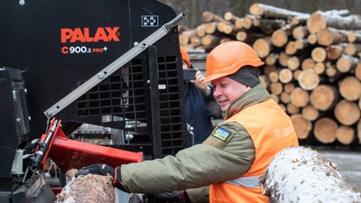 Пошкоджені дерева у Києві підуть на дрова для пунктів обігріву