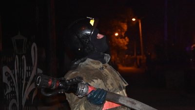 В Одесі горіла будівля на кладовищі: одна людина загинула В Одесі горіла будівля на кладовищі: одна людина загинула