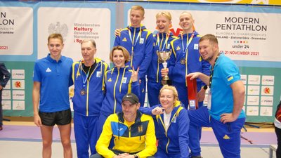 Україна завоювала три медалі на молодіжному чемпіонаті Європи з сучасного п'ятиборства