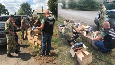 На Донеччині затримали автівку з контрафактним алкоголем на пів мільйона гривень