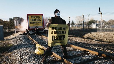 У Франції Greenpeace виступив проти експорту переробленого урану до РФ