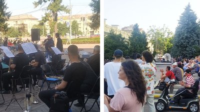 Джаз під викритим небом: у середмісті Черкас виступив оркестр Джаз під викритим небом: у середмісті Черкас виступив оркестр