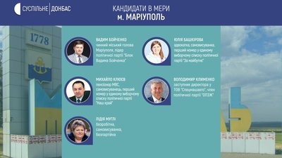 Кандидати на посаду мера Маріуполя Кандидати на посаду мера Маріуполя