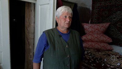 Пенсіонерка Тамара з села Смяч. Чернігівщина
