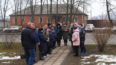 На Харківщині протестували через чутки про розміщення евакуйованих з Уханя