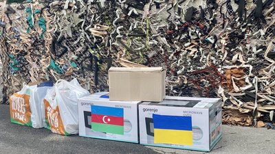 "Конгрес солідарності азербайджанців України" передав гуманітарну допомогу одному з військових медзакладів Житомира