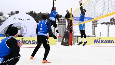 Перше місце здобули закарпатці в II етапі Чемпіонату Європи з волейболу на снігу