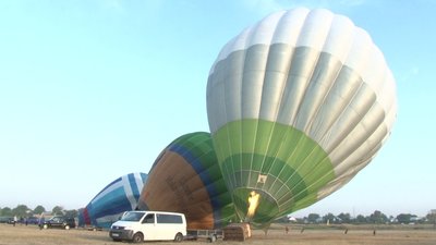 Повітряні кулі здійнялися вранці над Черкасами Повітряні кулі здійнялися вранці над Черкасами