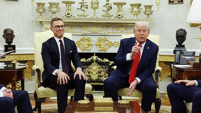 Дональд Трамп і Александер Стубб