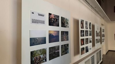 "Калібр 120х35 мм. Сімейний альбом" фотовиставка, створена військовослужбовцями "Азову"