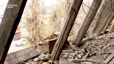 Обвал у будинку на вулиці Болгарській в Одесі