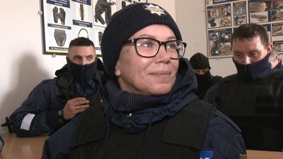 Доброволиця бригади "Лють" Лариса Доброволиця бригади "Лють" Лариса