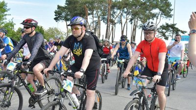 Делегація Хмельницької АЕС долучилась до благодійного велопробігу Делегація Хмельницької АЕС долучилась до благодійного велопробігу