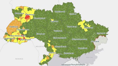 Карта карантинних зон