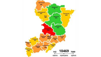 За добу на Рівненщині 100 нових COVID-підтверджень