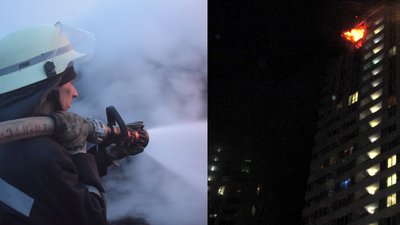 Пожежа в 25-поверховому будинку Одеси: вогонь гасили понад 40 рятувальників