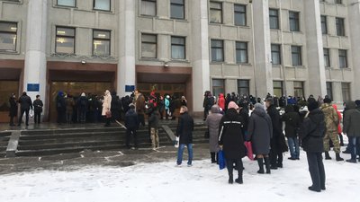 У Полтаві протестують проти підвищених тарифів