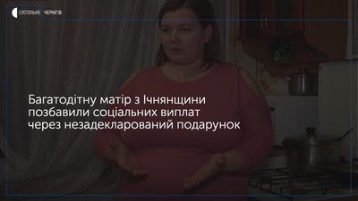 Багатодітну матір з Ічнянщини позбавили соціальних виплат через незадекларовану пральну машину