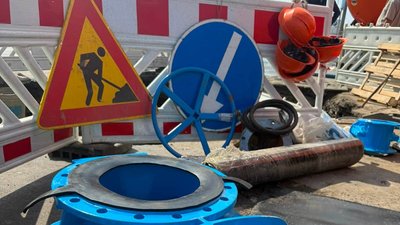 Ремонтні роботи на мережі водопостачання Вінниці