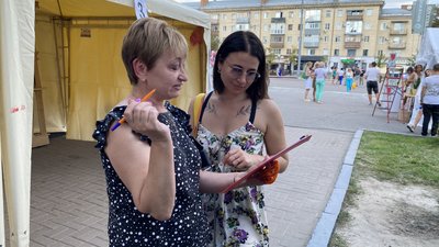 У Полтаві провели акцію щодо протидії домашньому насильству У Полтаві провели акцію щодо протидії домашньому насильству