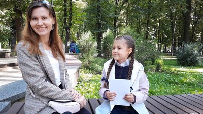 Разом з мамою Софійка видрукувала 50 примірників Разом з мамою Софійка видрукувала 50 примірників