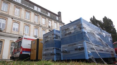 На Львівщині чотири лікарні отримали генератори з Чехії