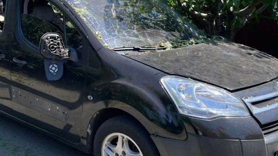 автівка, обстріл