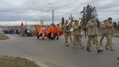 Похоронна процесія у Тернополі Похоронна процесія у Тернополі