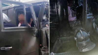 На Кіровограградщині з розбитої внаслідок аварії вантажівки витягли жінку На Кіровограградщині з розбитої внаслідок аварії вантажівки витягли жінку