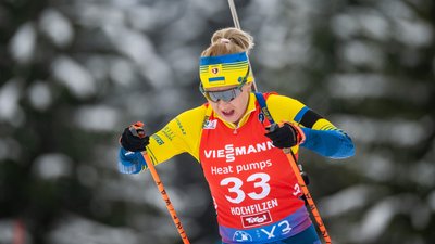 Юлія Джима на Кубку світу з біатлону у Гохфільцені