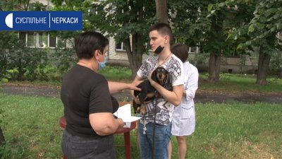 Котів та собак вакцинували від сказу у Черкасах Котів та собак вакцинували від сказу у Черкасах