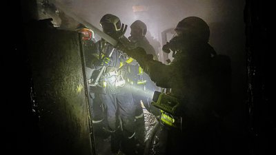 На Хрещатику горів корпус університету Карпенка-Карого На Хрещатику горів корпус університету Карпенка-Карого