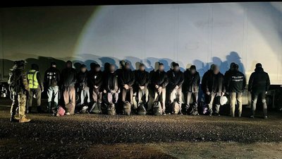Затримання водія вантажівки