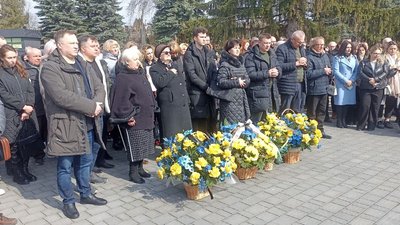 Учасники поминального заходу Учасники поминального заходу