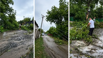 Гроза та вітер залишили без світла 10 населених пунктів Кіровоградщини