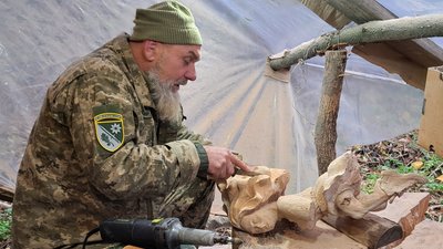 Андрій "Шрек" військовослужбовець 152 бригади Донецька область