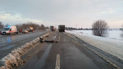 У ДТП на трасі Київ-Одеса одна людина загинула, інша – травмувалася У ДТП на трасі Київ-Одеса одна людина загинула, інша – травмувалася