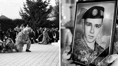 У Мукачеві попрощалися з полеглим на війні захисником Владиславом Стецикевичем